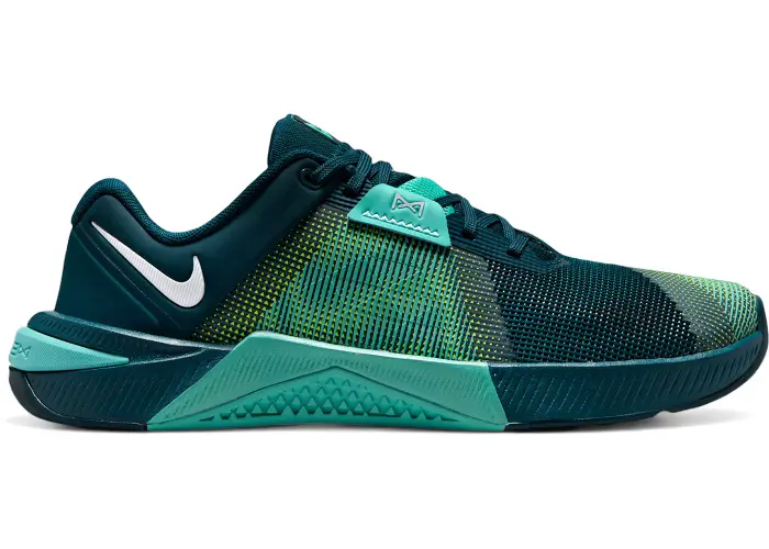 Size 5.5 - Nike Metcon 10 Midnight Turquoise Volt (Women's) HQ2620-300