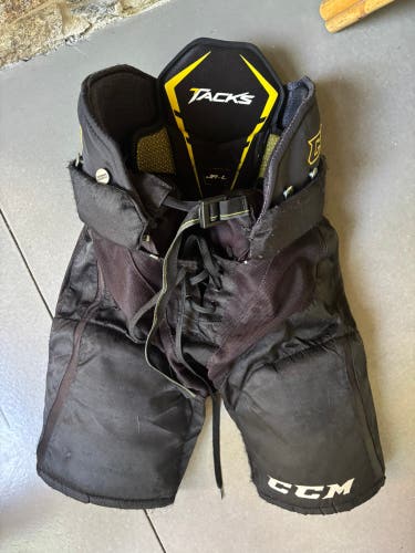 Junior Large CCM Tacks Hockey Goalie Pants (Used)