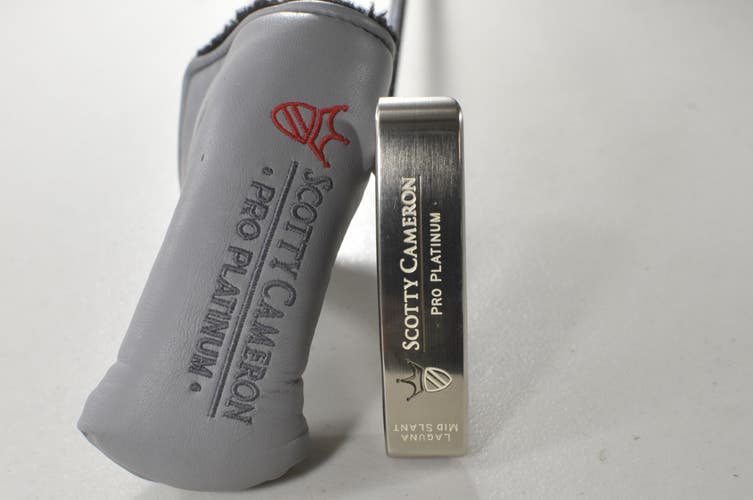 Titleist 1999 Scotty Cameron Pro Platinum Laguna Mid Slant 35.5" Putter  #218972