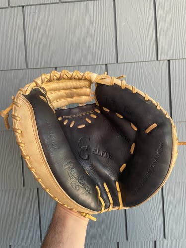 Rawlings Gold Glove Elite GGECM325B RH Catcher's Baseball Glove 32.5" (Used)