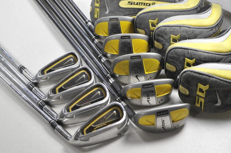 Nike SQ Sumo2 Combo 3H, 4H, 5H, 6H, 7H, 8-PW,AW Iron Set Stiff Flex RH #219044