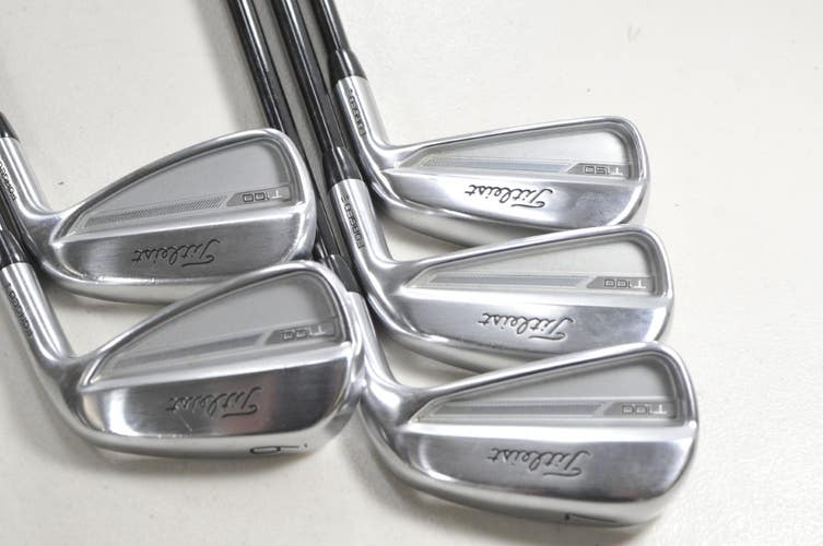 Titleist T100 2023 5-9 Iron Set Stiff Flex Right Tensei Blue AV Graphite #215644