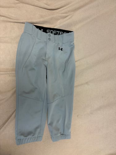 Gray Women's XS Adult Under Armour Game Pants (Used)