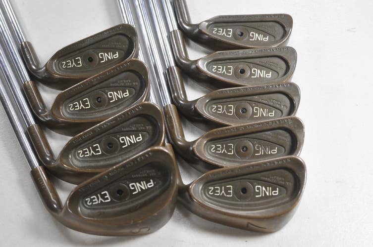 Ping Eye 2 Beryllium Copper 3-W,SW Iron Set Stiff Flex Black Dot Steel # 219126