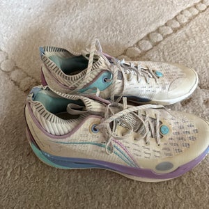 White Men's Size M 10.0 (W 11.0) Adult Li Ning Way of Wade 10 Shoes (Used)