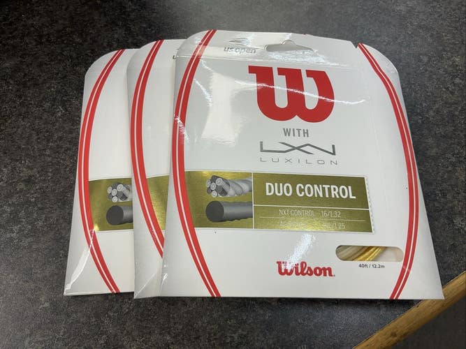 3 Pack Wilson Duo Control Tennis String
