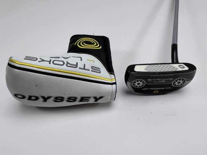 Odyssey Stroke Lab Black Rossie F Stroke Lab Putter 35" Superstroke Mens RH HC
