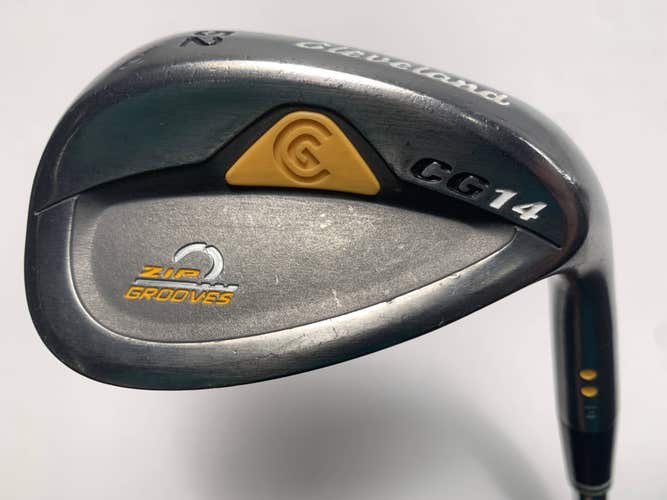 Cleveland CG14 Gunmetal Gap Wedge GW 52* 10 Bounce Traction Wedge Steel Mens RH