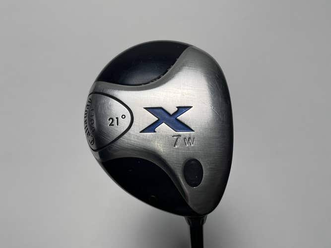 Callaway X 7 Fairway Wood 21* Fujikura 60g Senior Graphite Mens RH