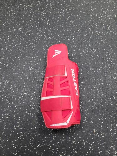 Used Easton BB/SB Shin/Foot Protector Red 11849-S000040249