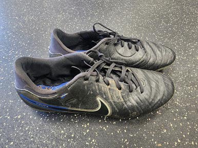 Used Nike Tiempo Soccer Cleats Black Senior 10.5 11849-S000040236