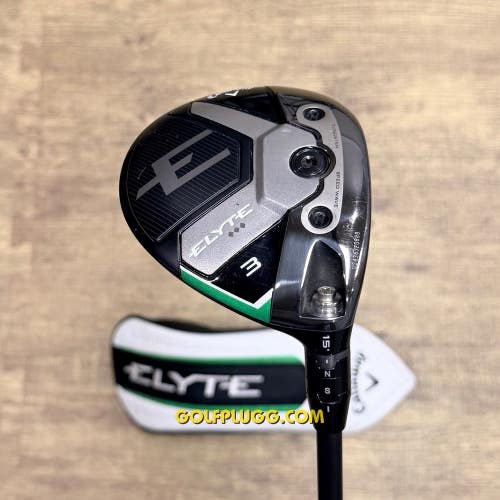 3 Wood- Callaway Elyte Triple Diamond w/ Headcover / Tensei, Extra Stiff (3048)