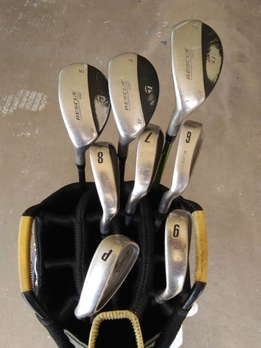 Men's Cobra 3100 IH Left Hand Iron Set Regular Flex Graphite Shaft (Used)