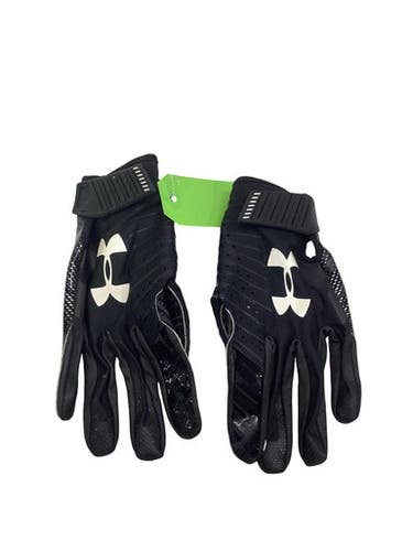 Used Under Armour UNDER ARMOUR BLACK GLOVES FB Gloves Black LG 11347-S000269759