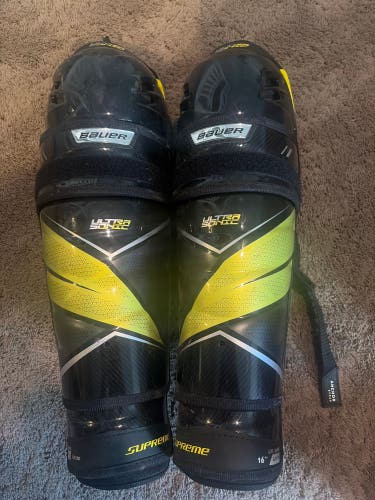 Bauer Supreme Ultrasonic 16" Shin Pads (Used)