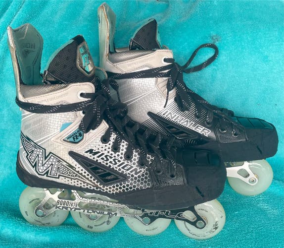 Mission FZ-0 Inline Skates Regular Width Size 9 (Used)