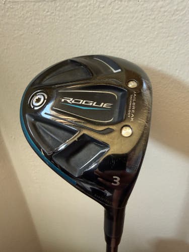 Men's 2018 Callaway Rogue Right Handed Fairway Wood Stiff Flex 3 Wood Graphite Shaft (Used)