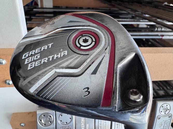 Callaway Great Big Bertha 15* (3) Fairway Wood with Fubuki 65 Stiff Flex 1806