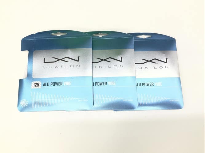 Luxilon 125 ALU Power Vibe 3 Pack