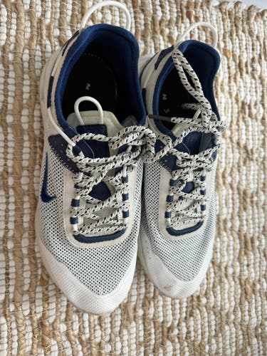 White Men's Size M 11.5 (W 12.5) Adult Nike React Infinity Run Shoes (Used)