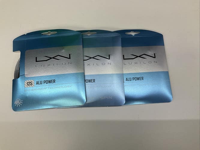 Luxilon 125 ALU Power Grey 3 Pack