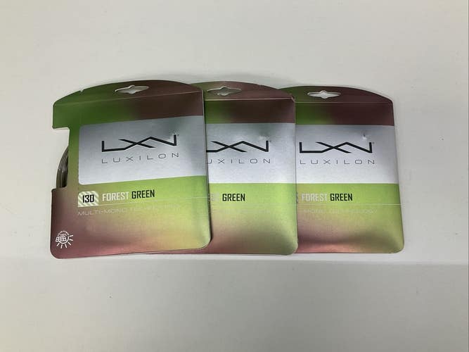 Luxilon 130 Forest Green 3 Pack