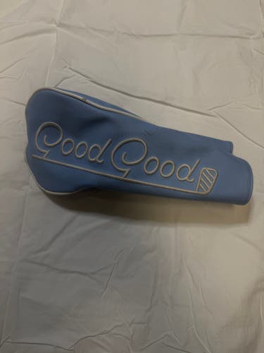 Good Good Golf Baby Blue Driver Head Cover White Script