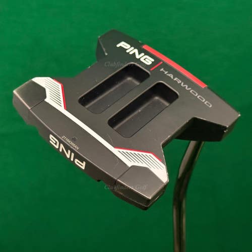 Ping 2021 HARWOOD Black Dot 35" Double-Bend Mallet Putter Golf Club