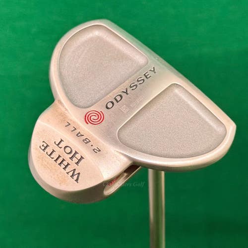 Odyssey White Hot 2-Ball Center-Shafted 35" Mallet Putter Golf Club