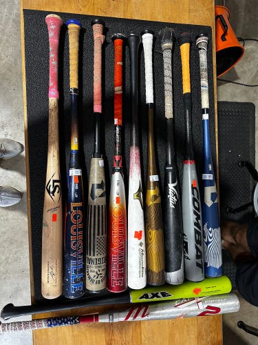 Lot of Used BBCOR bats - Check Description for Info