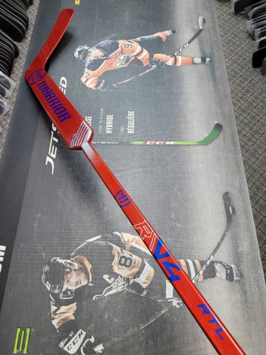26" NEW! Senior Warrior Ritual RV4 RTL Full Right Goalie Stick Paddle Pro Stock (New)