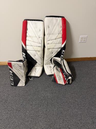 34" CCM EFlex 5 Regular Goalie Full Set Pro Stock (Used)