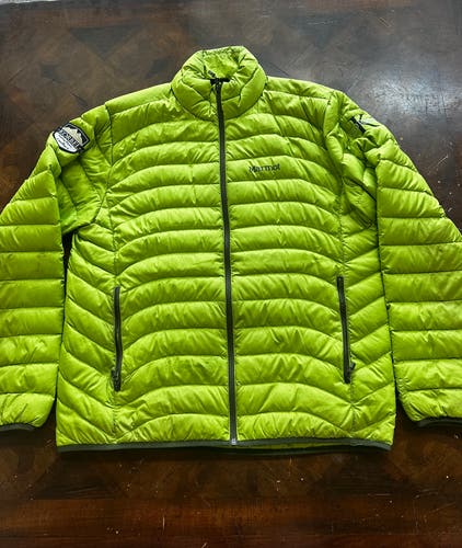 Green Men's XL Marmot Jacket (Used)