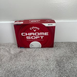 Callaway Chrome Soft Balls 12 Pack (1 Dozen) (New)