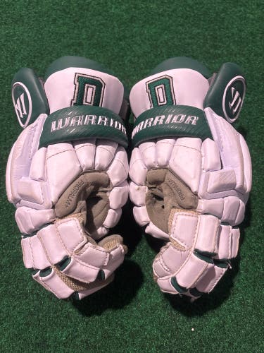 White Warrior Burn XP Lacrosse Gloves (Used) Dartmouth College | Large