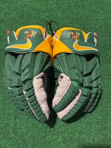 Green Nike Vapor Premier Lacrosse Gloves (New) UVM | Extra Large
