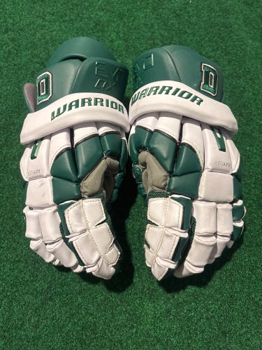 White Warrior EVO QX Lacrosse Gloves (Used) Dartmouth College | XL