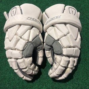 White Adrenaline Phoenix Lacrosse Gloves (Used) XXL