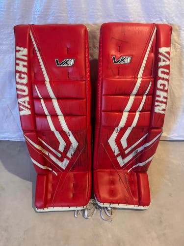 32" 2025 Vaughn VX1 Pro Carbon Goalie Leg Pads Pro Stock (Used)