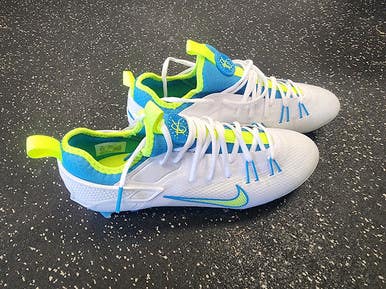 Used Nike HUARACHE 9 ELITE LAX Cleats Mens White Senior 12 11849-S000040179