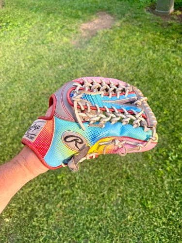 Rawlings Heart of the Hide “Graphic Paradise” Outfield Baseball Glove 12.5" (Used)