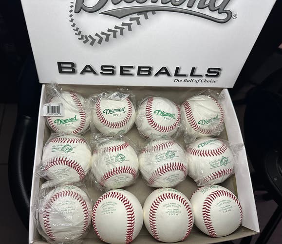 Diamond Baseballs 12 Pack (1 Dozen) (New)