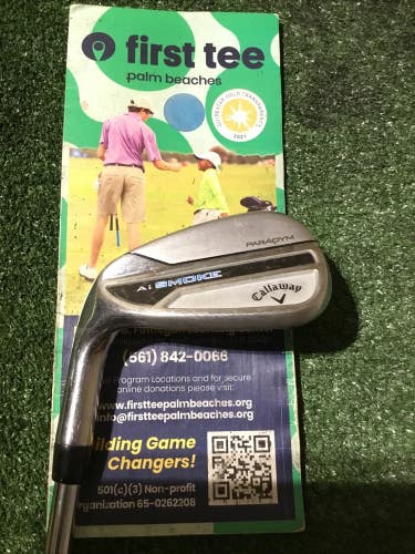 Callaway Left Handed Paradym Ai Smoke Pitching Wedge Regular 95 Elevate Steel LH