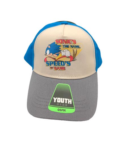Sonic The Hedgehog Multi-Color Cap - Youth OSFM - Bioworld Snapback Hat