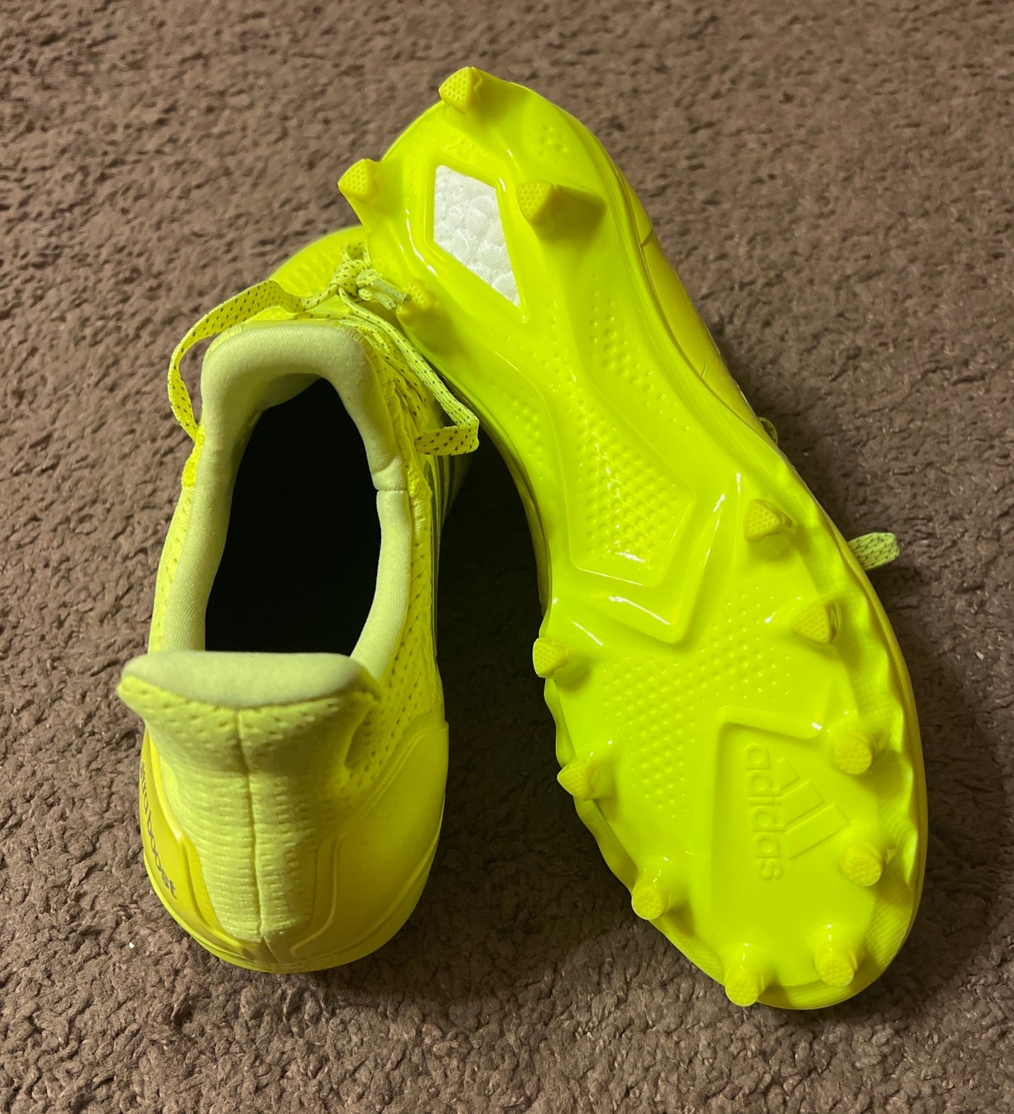 Adidas Ultraboost Cleat Men\'s Solar Yellow Football Cleats JP7413 Men\'s Size 12 Size 12 Men main image 3