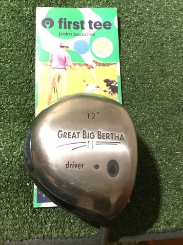 Callaway Ladies Great Big Bertha II 12* Driver Gems 50 Graphite Shaft (43.5)