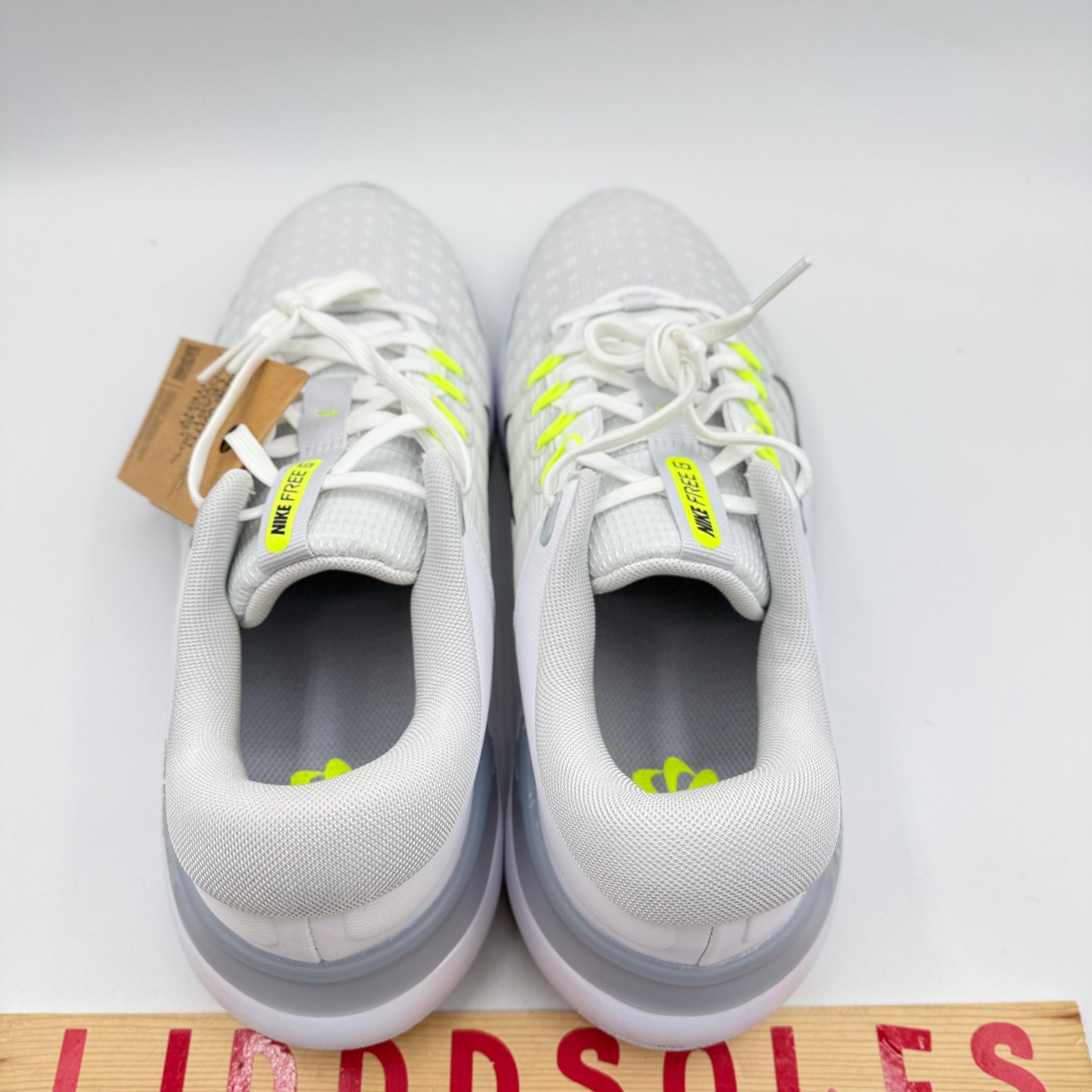 NEW Nike Free Next Nature Golf Shoes FN0332-101 Size 9 #1 Nike Free Golf Next Nature NN Golf Shoes Black Gray Volt  main image 4
