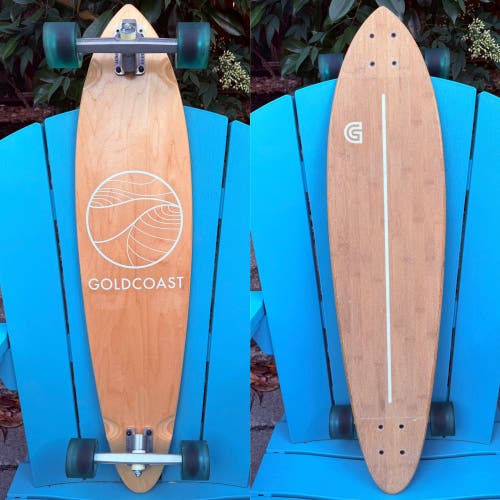 Gold Coast Skateboards - Classic Blond 37" Pintail Complete Longboard Skateboard