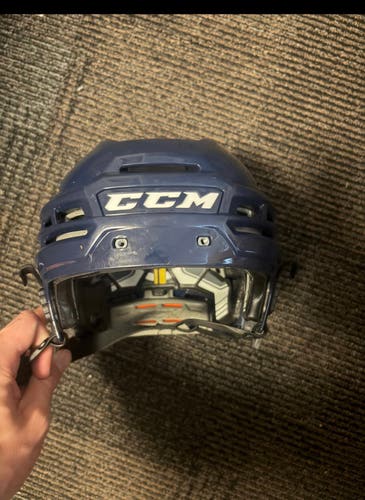 One season used medium CCM Tacks 910 Helmet (screws and cage are not included)