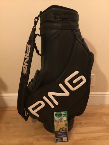 Ping Staff Golf Bag with 6-way Dividers & Rain Cover *VGC*